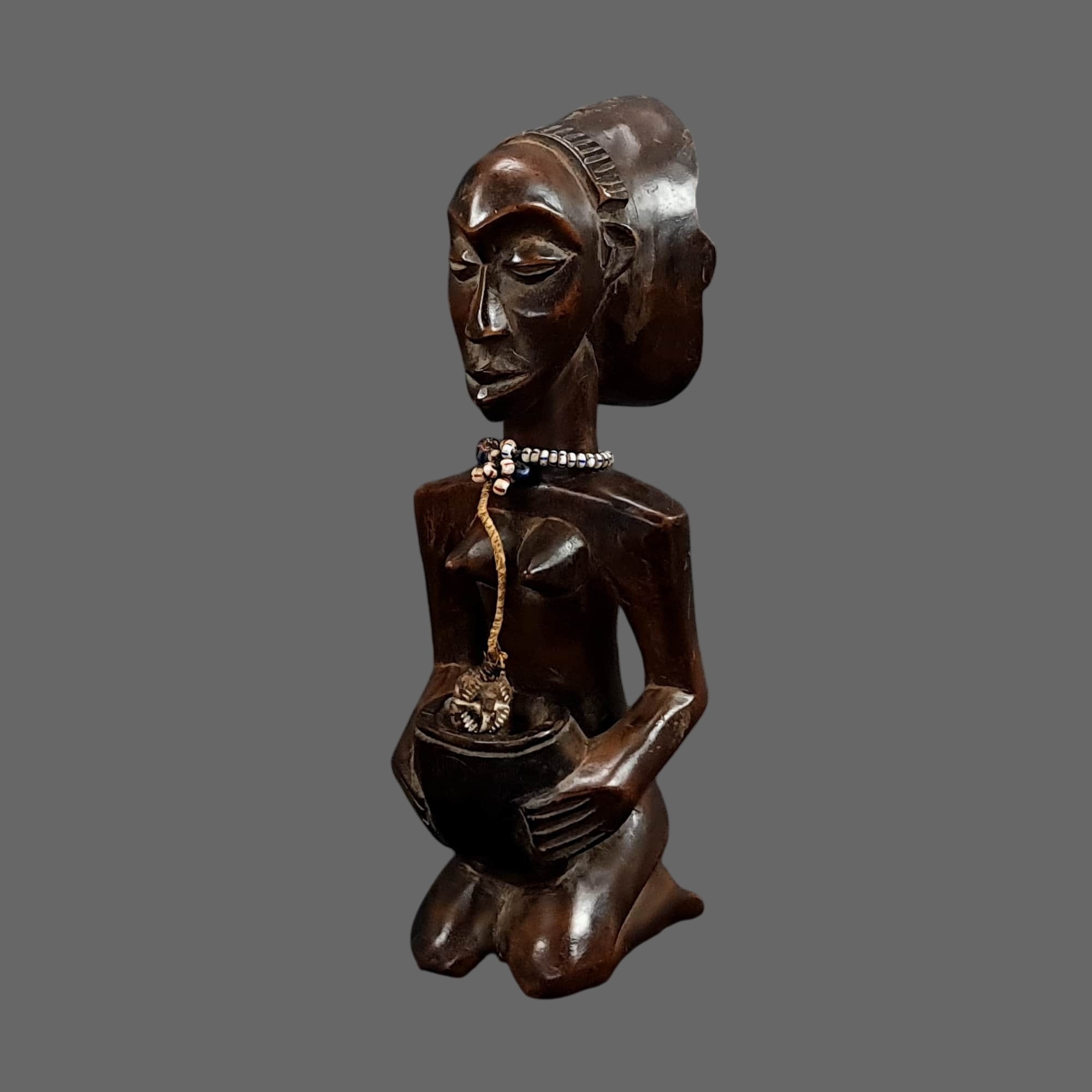 Luba Cup Bearer Statuette from Congo 1