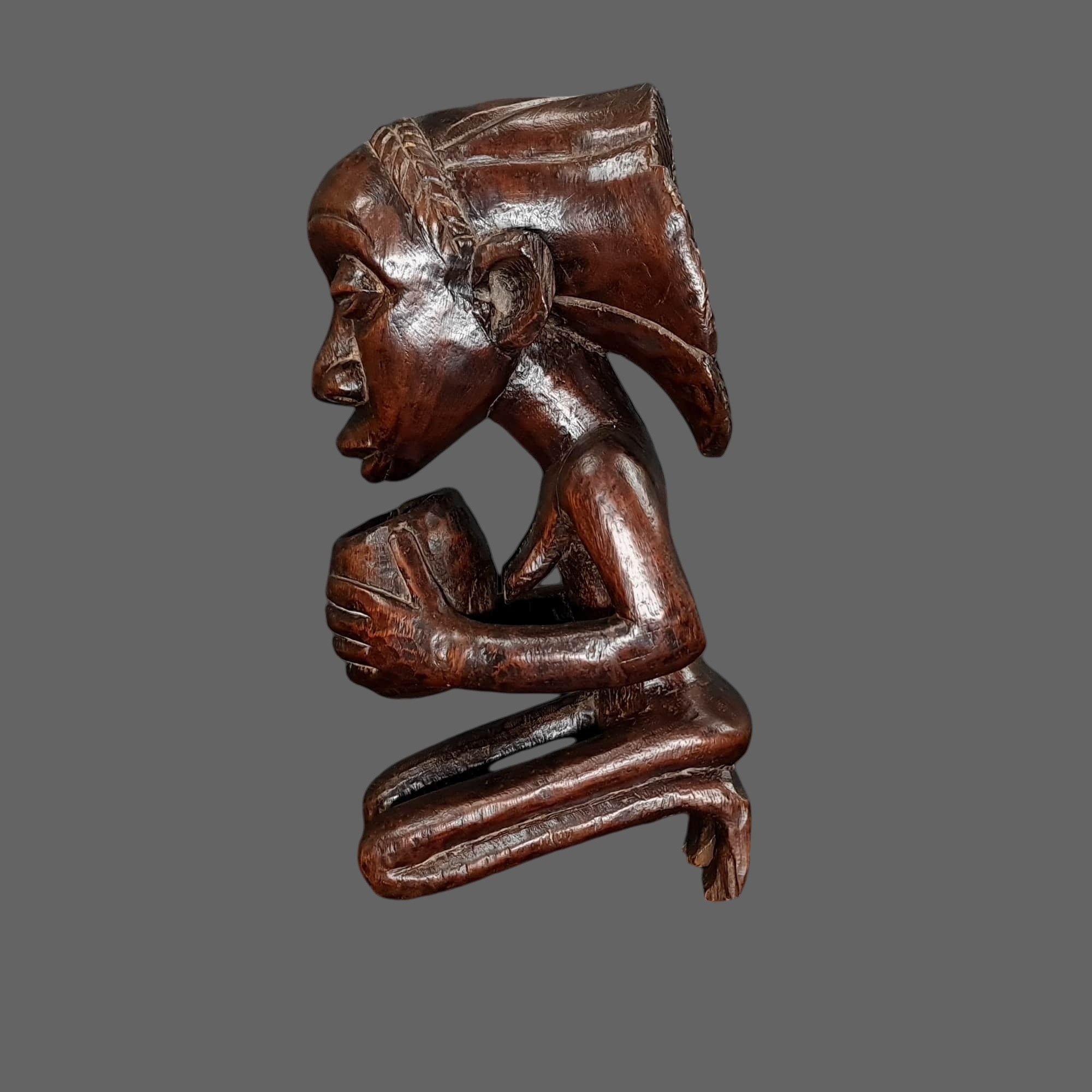 Luba Cup Bearer Statuette from Congo 3